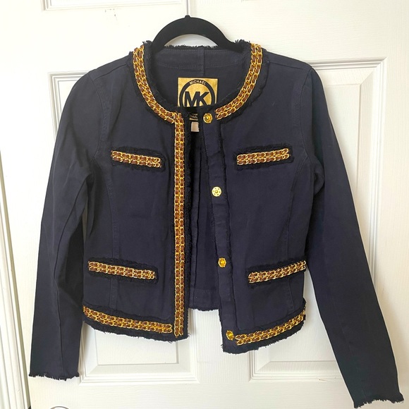 Michael Kors Jackets & Blazers - MICHAEL KORS NAVY BLUE BLAZER/JACKET!